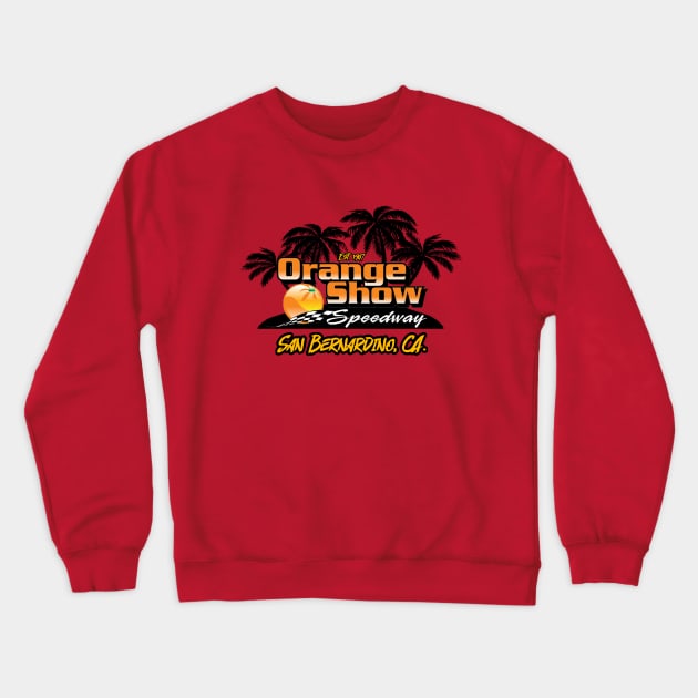 Orange Show Speedway - Palm Tree Crewneck Sweatshirt by Orange Show Speedway